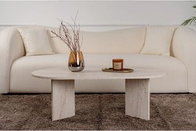 Beżowy stolik półmat 60x119 cm Sable – Kalune Design