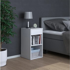 Stolik nocny biały 35x35x65 dany