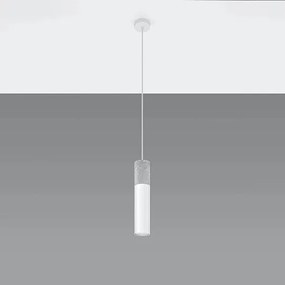 Lampa wisząca BORGIO 1 biała