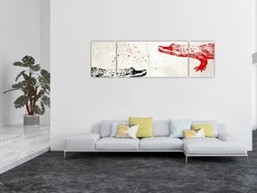 Obraz - Krokodyle (170x50 cm)