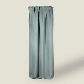 Zasłona zaciemniająca na taśmie marszczącej blackout strukturalny miętowy 140 x 280 cm 1 szt.