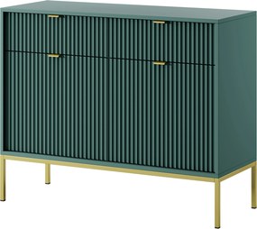 Komoda STELLARE 104 cm do Salonu Sypialni Odcienie zieleni