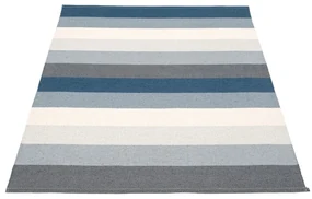 Niebiesko-kremowy dywan odpowiedni na zewnątrz 140x200 cm Molly Ocean Grey – Pappelina