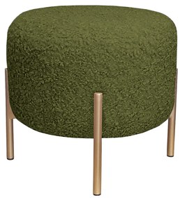 Pufa OLA LOFT ławka podnóżek metal złoty Rolf14