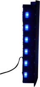 Homcom Kominek Elektryczny Led Ścienny 900/1800 W Czarny