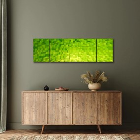 Obraz żółto-zielonych kostek (170x50 cm)