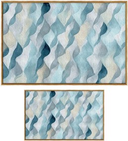 Niebieskie dywaniki łazienkowe zestaw 2 szt. 60x100 cm – Foutastic