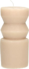 Świeca Cornelia 14cm beige
