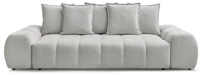 Jasnoszara sofa z tkaniny szenilowej 278 cm Everest – Bobochic Paris