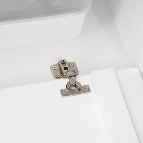 PawHut Szafka dla kota z 2 półkami 2-w-1 drzwi magnetyczne MDF białe