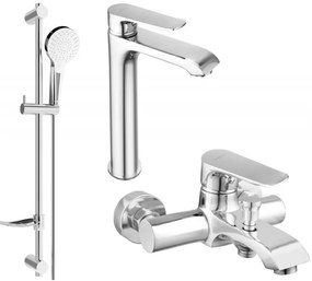 Mexen Pecos DF05 zestaw wannowy, chrom - 72713DF05-00