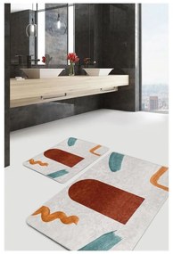Aksamitne dywaniki łazienkowe zestaw 2 szt. 60x100 cm – Mila Home