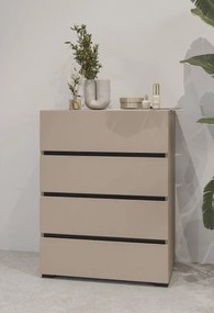 Komoda CROSS 4S 60cm congo/czarna HELVETIA