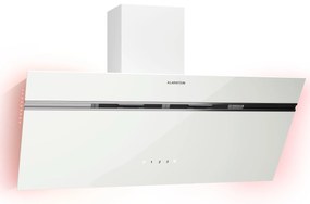 Klarstein Alina 80cm 615m³/h Okap Przyścienny Skośny Biały