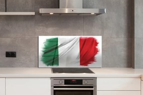 Panel szklany do Kuchni Narodowa Flaga Włoch