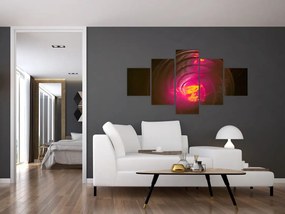 Obraz - abstrakcja spiralna (125x70 cm)