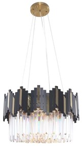 Zuma Line 2200018M - Żyrandol na lince ROTTA 6xE14/40W/230V czarny/złoty