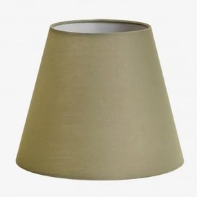 Abażur Z Tkaniny Caracas Salvia Zieleń & Ø25 Cm - Sklum