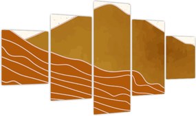 Obraz - Spacefrog design mountain N⁰1 (125x70 cm)