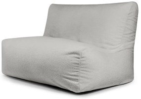Jasnoszary worek do siedzenia z materiału bouclé Sofa Seat Lounge – SLOWDOWN
