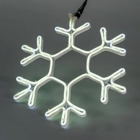 Lampka świąteczna w kształcie płatka śniegu, 360 LED, zimna