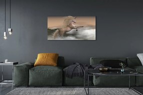 Fotoobraz na płótnie Jednorożec w Chmurach