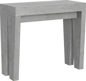 Konsola rozkładana 90x40/196 cm Spimbo Small Cementu