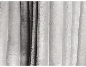 Jasnoszara sztruksowa rozkładana sofa ze schowkiem 266 cm Kini – Makamii