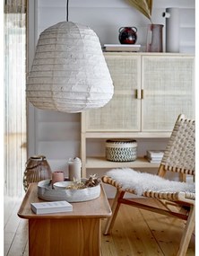 Biała lampa wisząca ø 50 cm Leena – Bloomingville