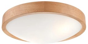 Lampa sufitowa OAK SLIM 2xE27/60W/230V dąb ø 37 cm