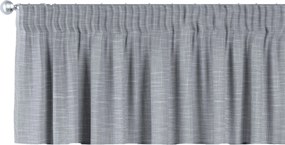 Lambrekin na taśmie marszczącej kolor szary tkanina strukturalna