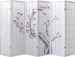 Przegroda pokojowa 179 cm biała