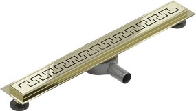 Mexen Flat 360° M15 odpływ liniowy obrotowy 70 cm, złoty - 1524070-40