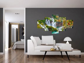 Obraz - Park Narodowy Jezior Plitwickich (125x70 cm)