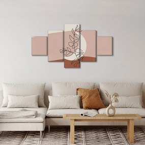 Obraz - Boho leaves N⁰2 (125x70 cm)