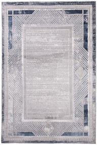 Dywan Brico Ramka niebieska 160x230 Prostokąt