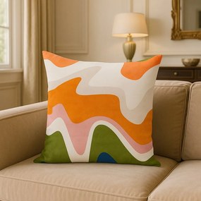 Poszewka na poduszkę 43x43 cm Squiggly Orange – Mila Home