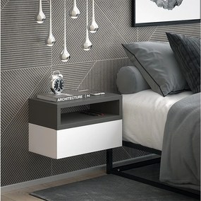 Stolik nocny antracyt 45x25.3x28 urbano