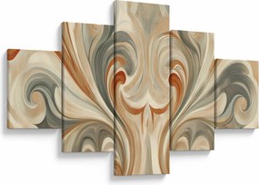 Obraz - Wiry w ziemistych barwach (125x70 cm)