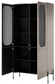 Witryna Sonatia do salonu 100 cm - kaszmir