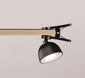 Czarna lampa stołowa LED ze ściemniaczem i klipsem (wys. 41 cm) Maxima – Reality