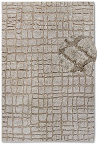 Dywan nowoczesny 3D Elle Collection Gallery Cegiełki beżowy 200 cm x 280 cm