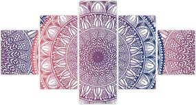 Obraz z mandali (125x70 cm)