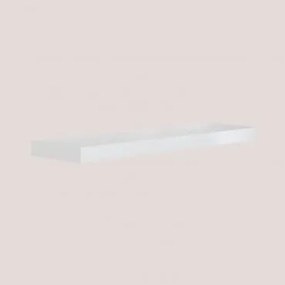 Półka Ścienna Z Mdf Jario Madera Blanca & ↔︎ 90 Cm - Sklum