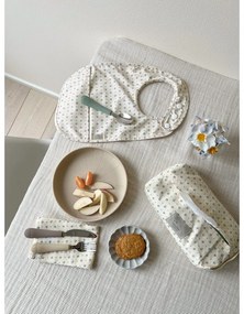 Brązowo-beżowe sztućce dla dzieci z silikonu 3 szt. Olive Mix – Cam Cam Copenhagen