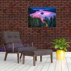 Obraz na szkle - Jezioro Tahoe, Sierra Nevada, Kalifornia, USA (70x50 cm)