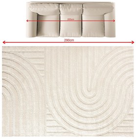 Dywan Arco ivory 200x290 cm
