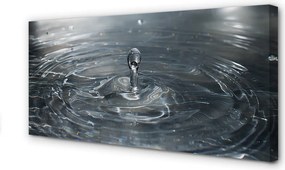 Duży obraz na płótnie Dynamika Kropli Wody