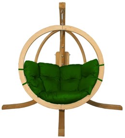 Zielony fotel wiszący jajo C5-K63