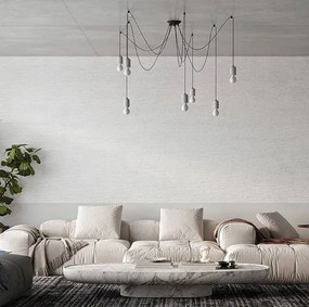 Lampa wisząca pająk z 7 oprawkami loft - A374-Sigo